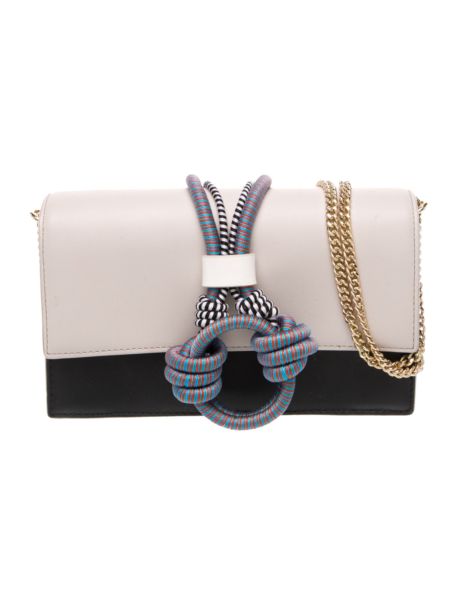 Diane von Furstenberg Leather Evening Bag