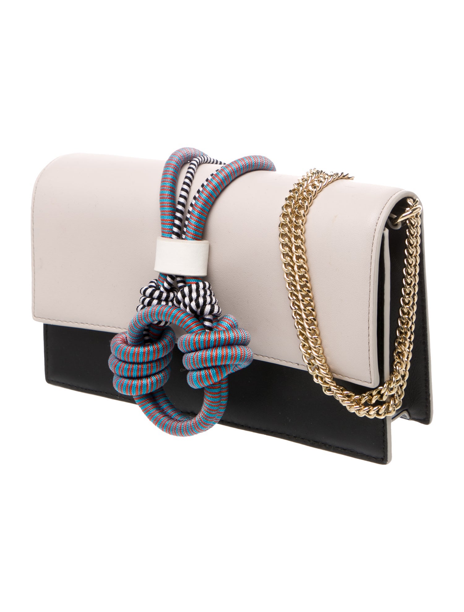 Diane von Furstenberg Leather Evening Bag