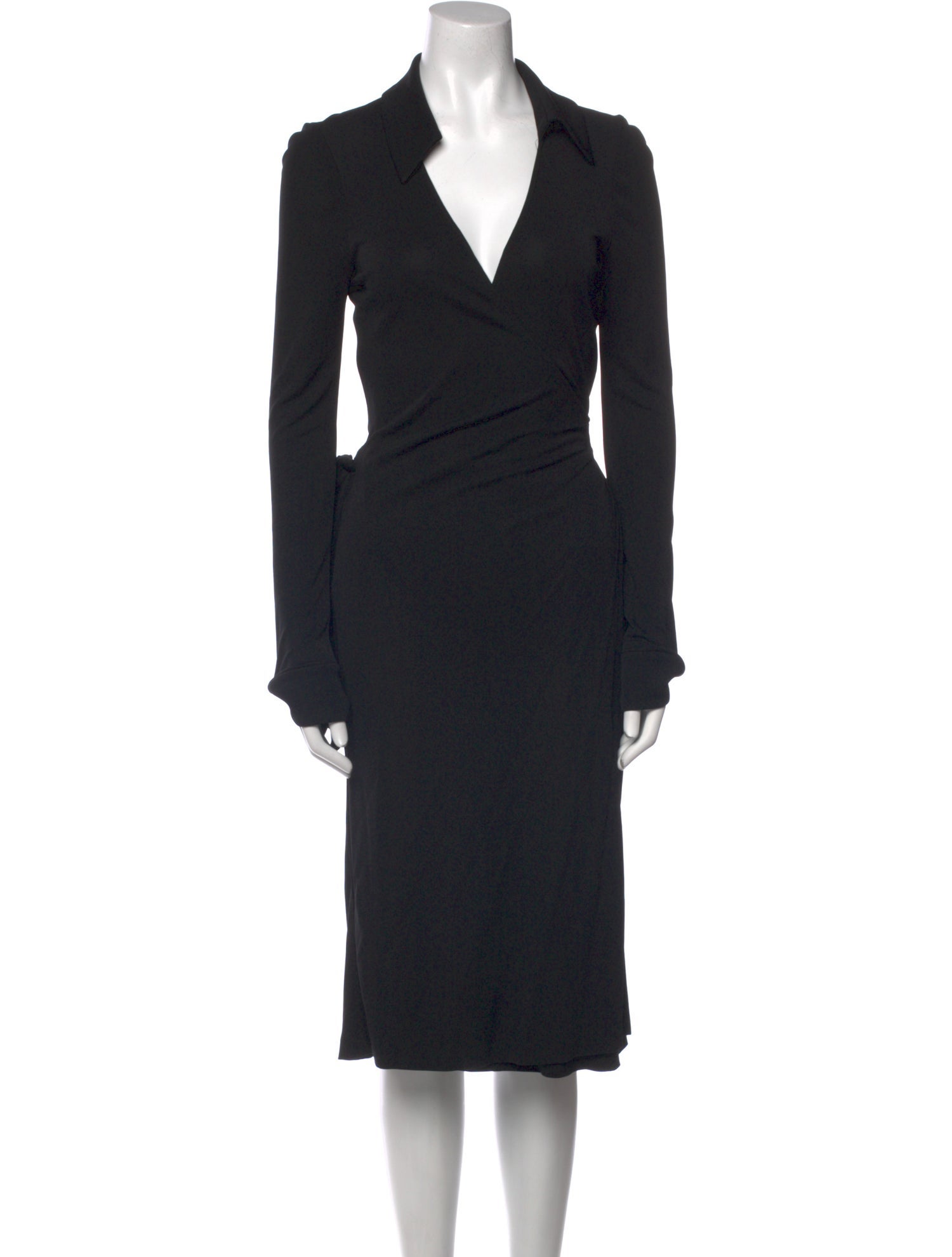 Diane von Furstenberg V-Neck Midi Length Dress
