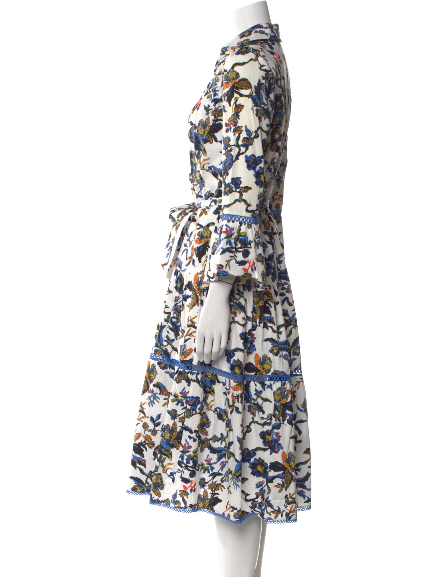 Diane von Furstenberg Printed Midi Length Dress