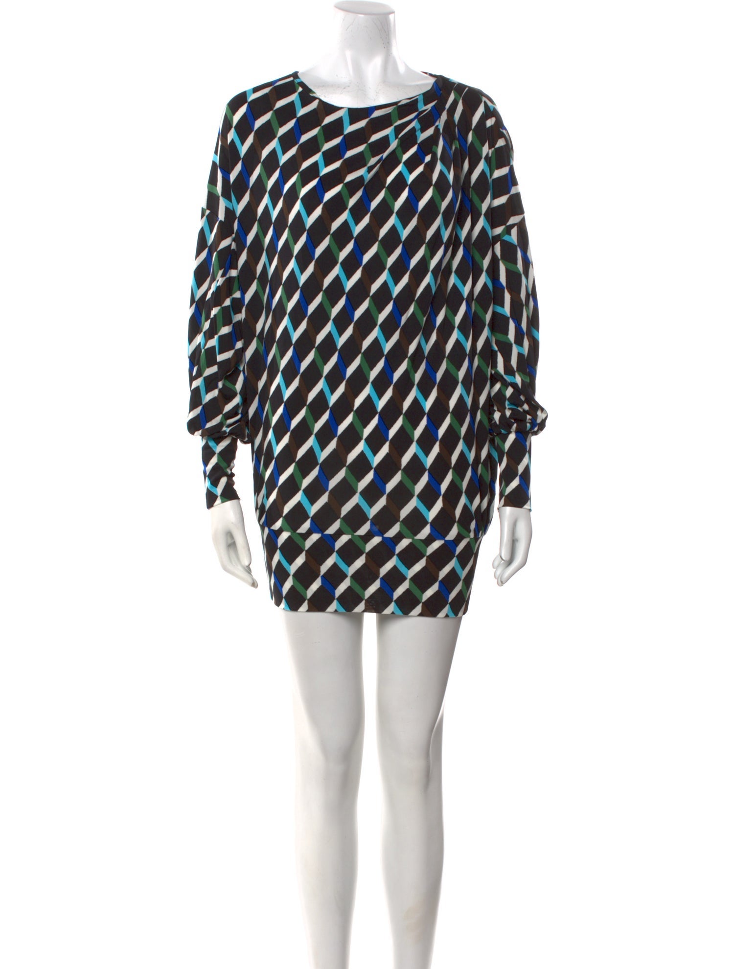 Diane von Furstenberg Printed Mini Dress