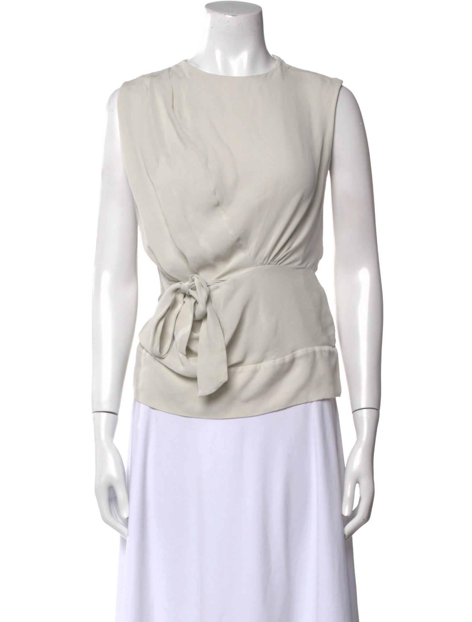 Diane von Furstenberg Silk Crew Neck Top