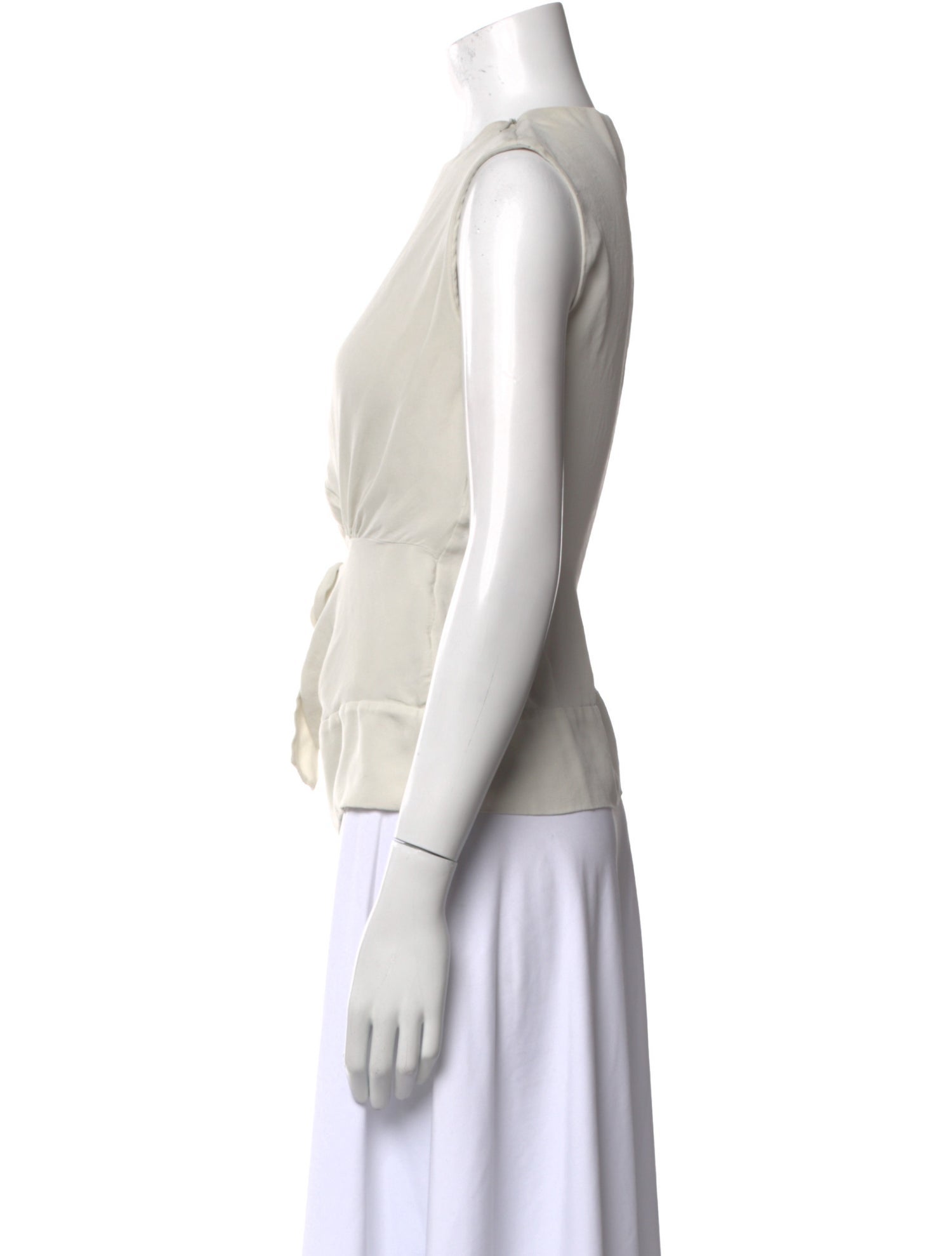 Diane von Furstenberg Silk Crew Neck Top