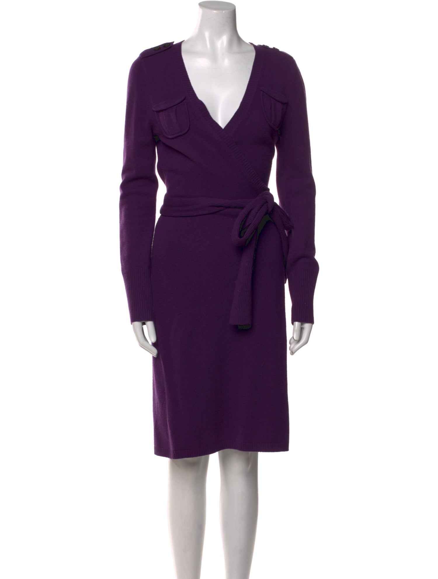 Diane von Furstenberg Wool Long Dress