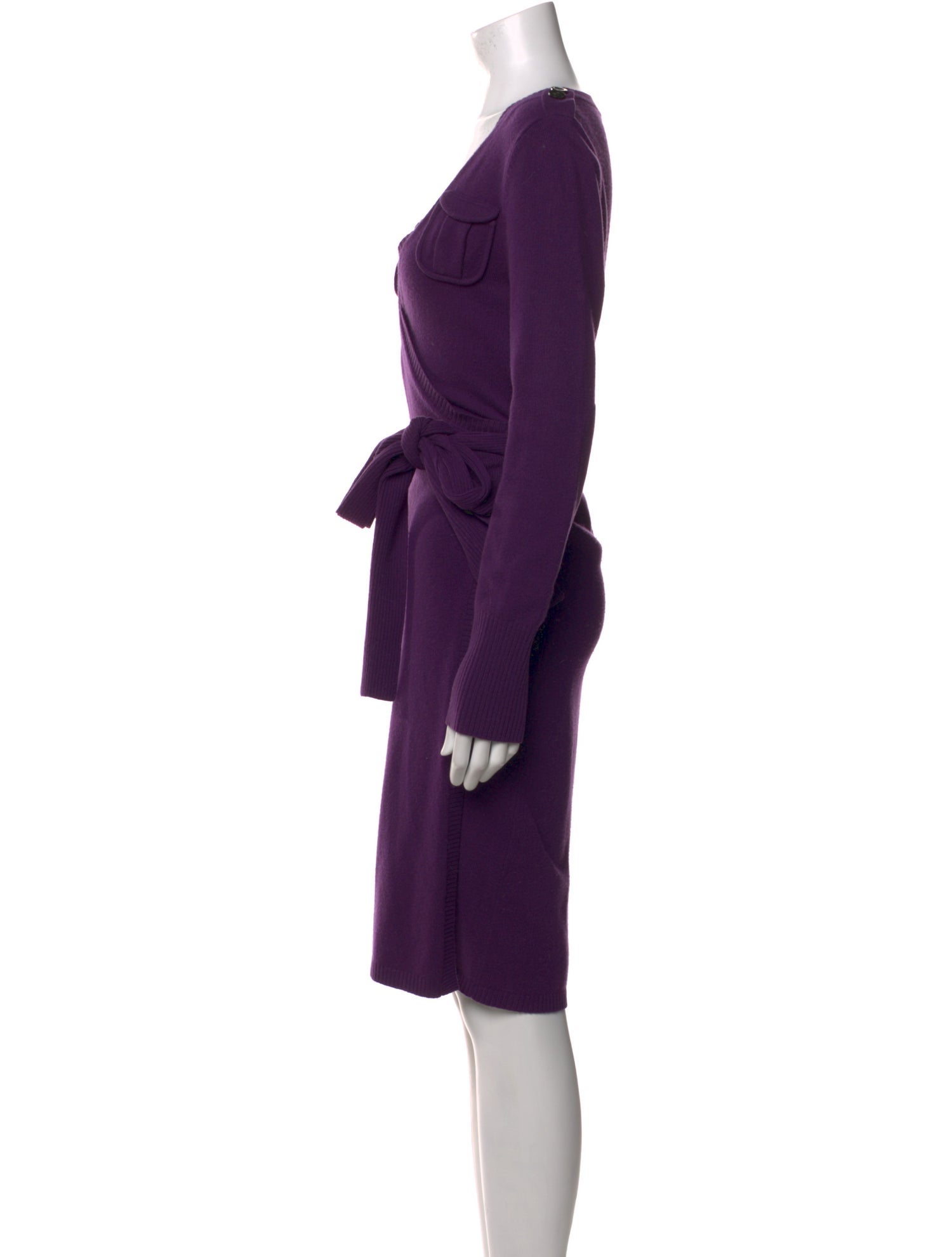 Diane von Furstenberg Wool Long Dress
