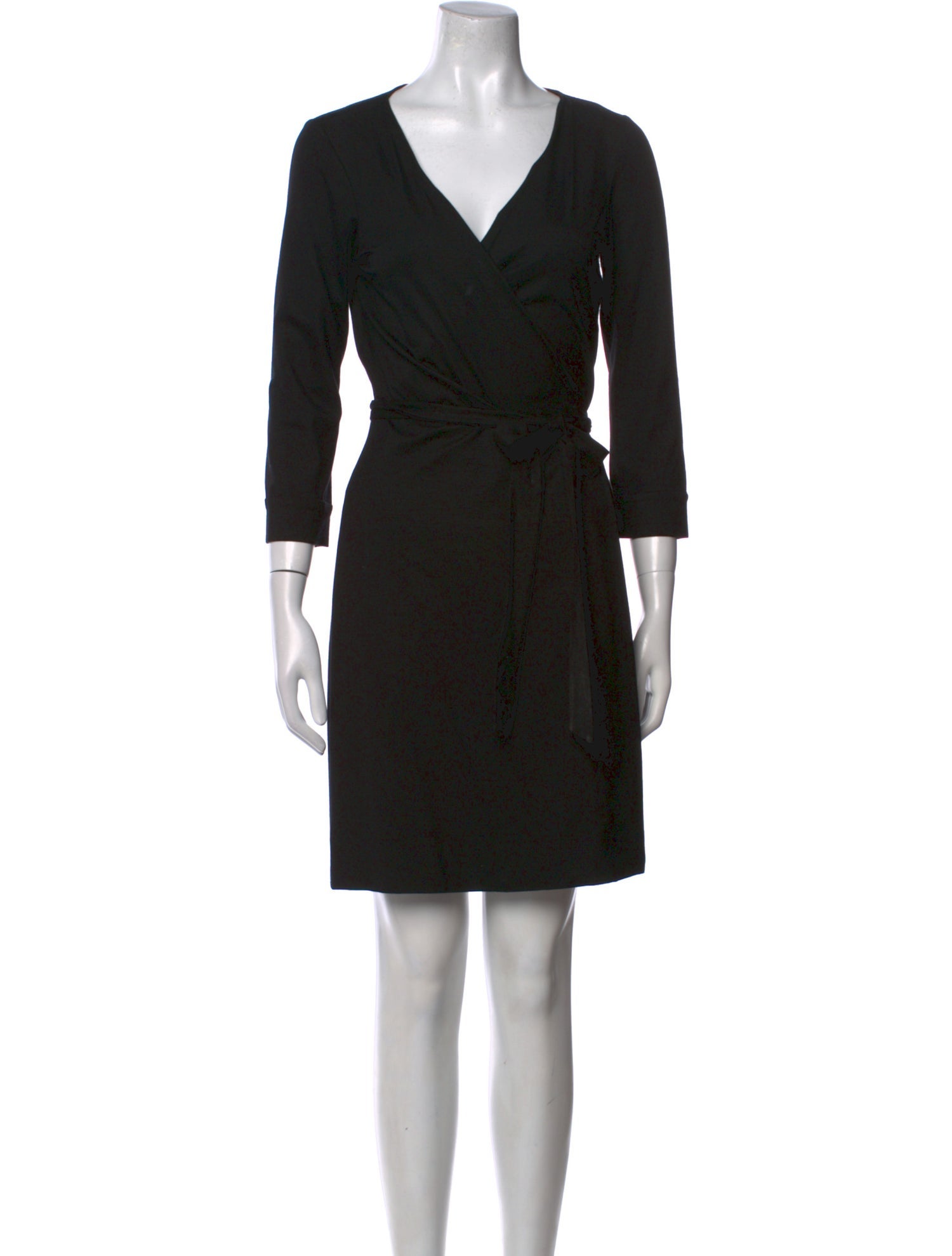 Diane von Furstenberg V-Neck Knee-Length Dress