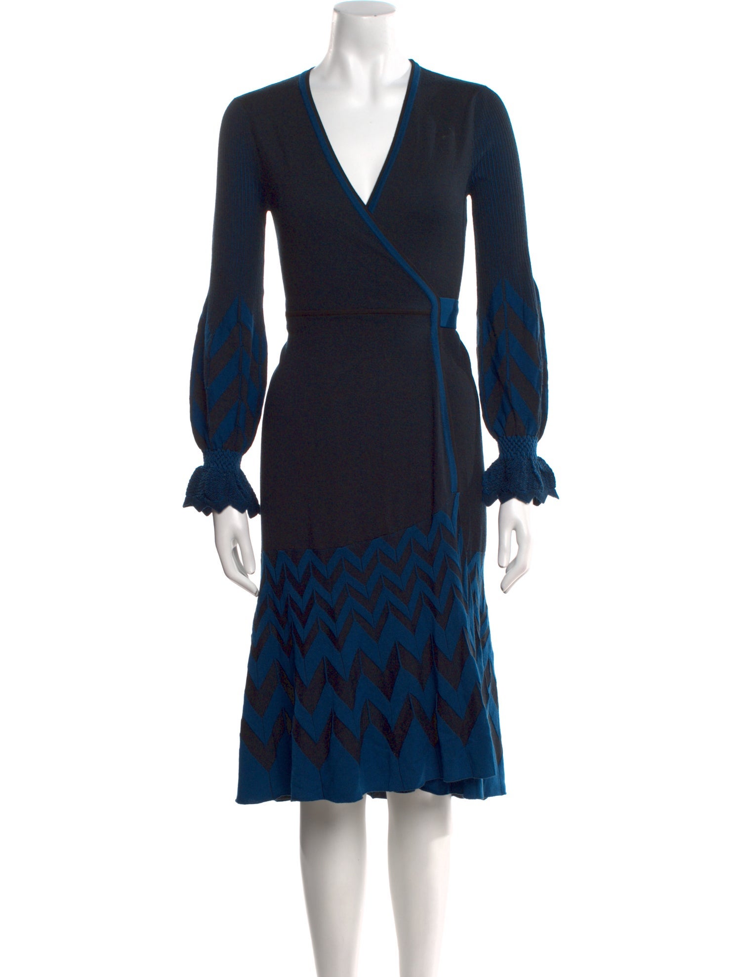 Diane von Furstenberg Wool Knee-Length Dress w/ Tags