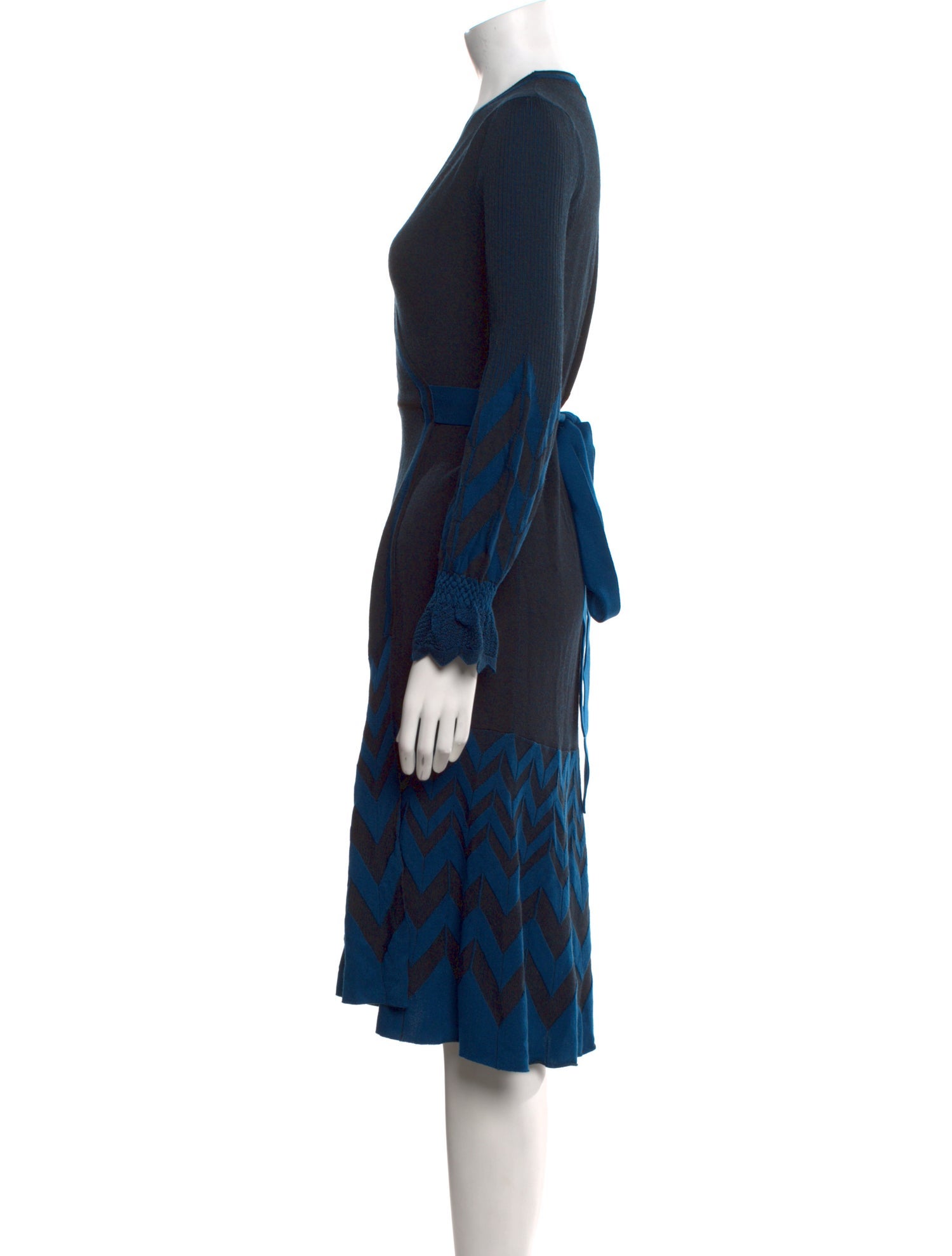 Diane von Furstenberg Wool Knee-Length Dress w/ Tags