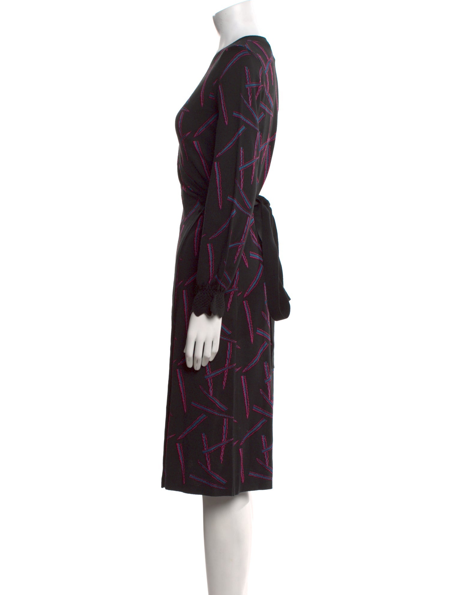 Diane von Furstenberg V-Neck Knee-Length Dress w/ Tags