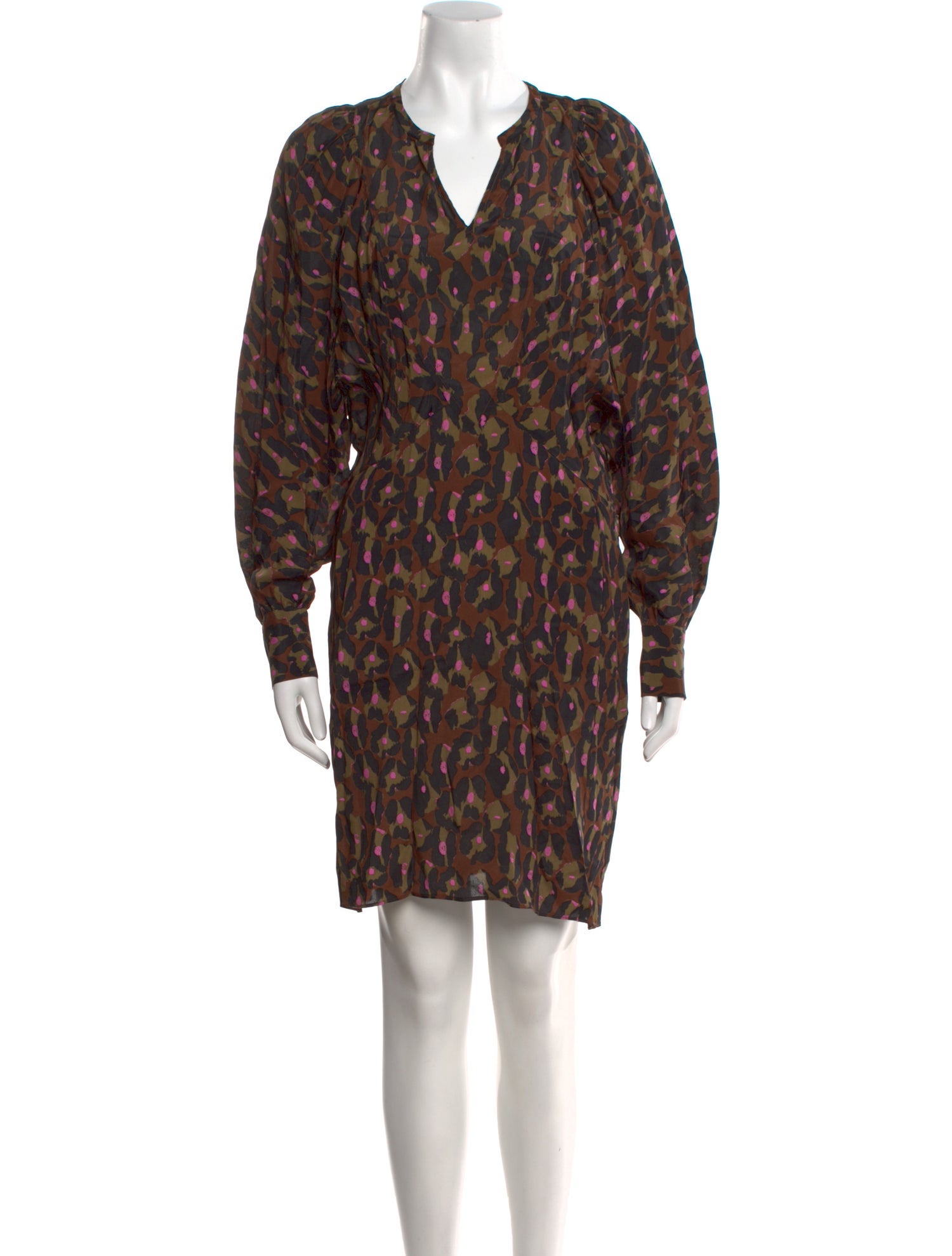 Diane von Furstenberg Printed Mini Dress w/ Tags