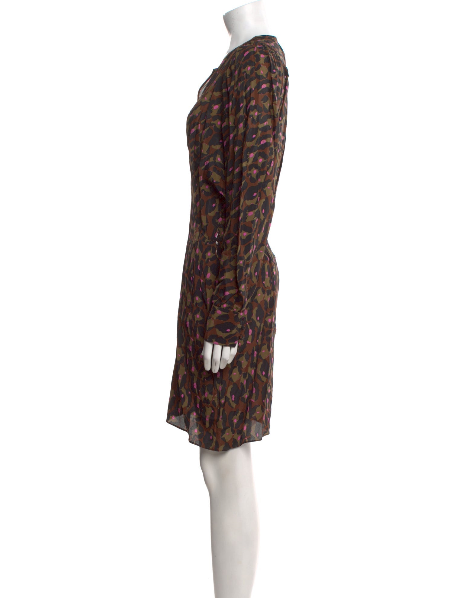 Diane von Furstenberg Printed Mini Dress w/ Tags