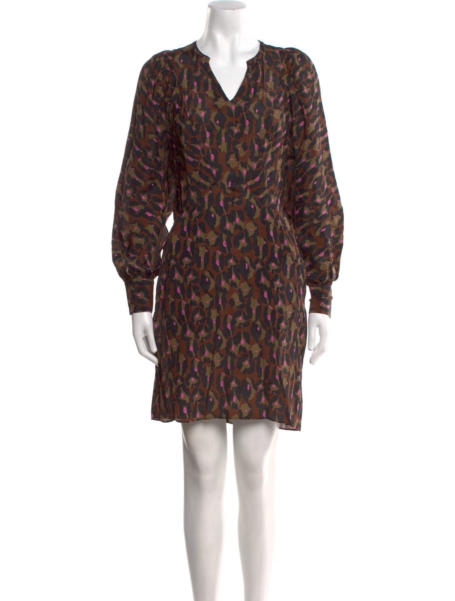 Diane von Furstenberg Printed Mini Dress w/ Tags