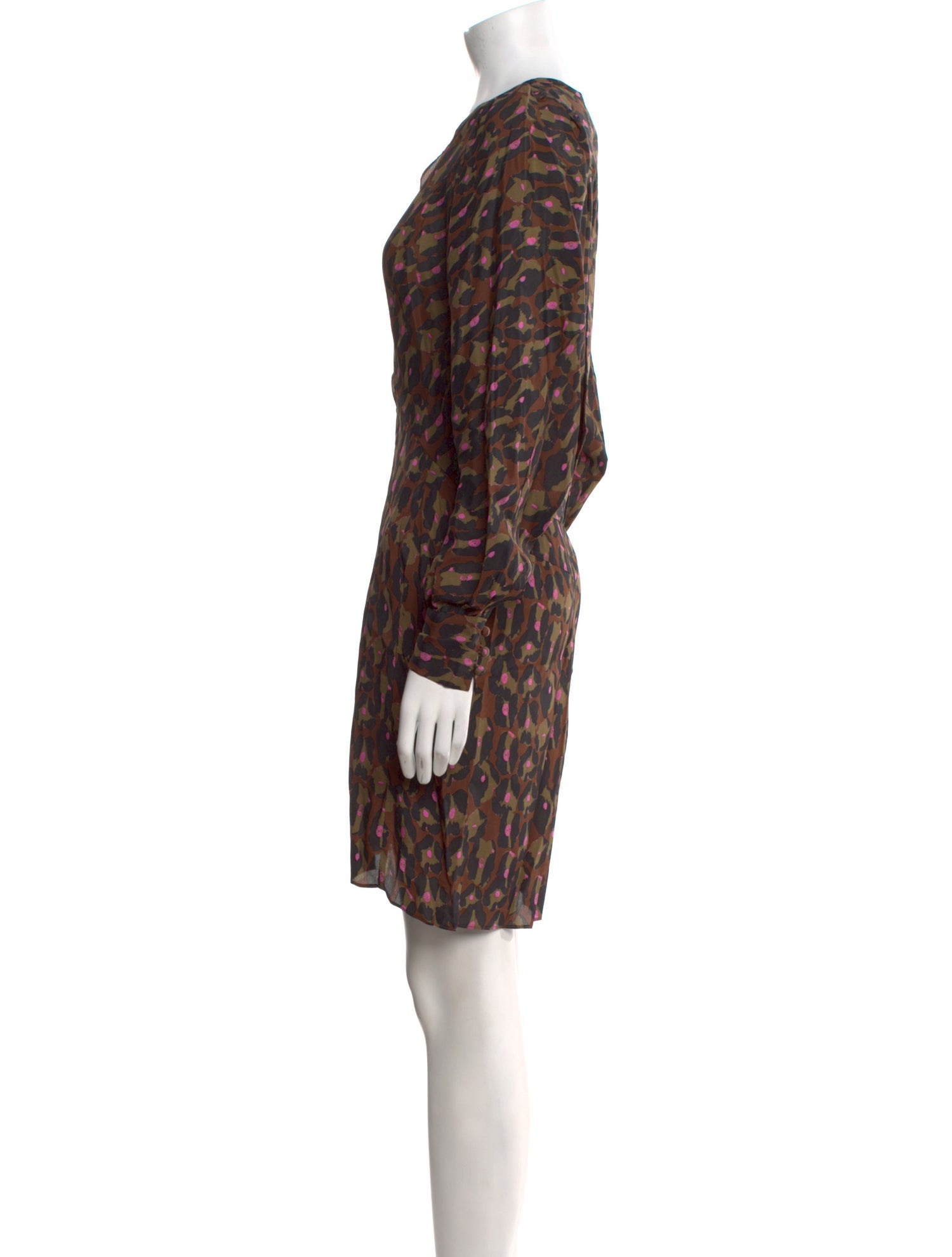 Diane von Furstenberg Printed Mini Dress w/ Tags