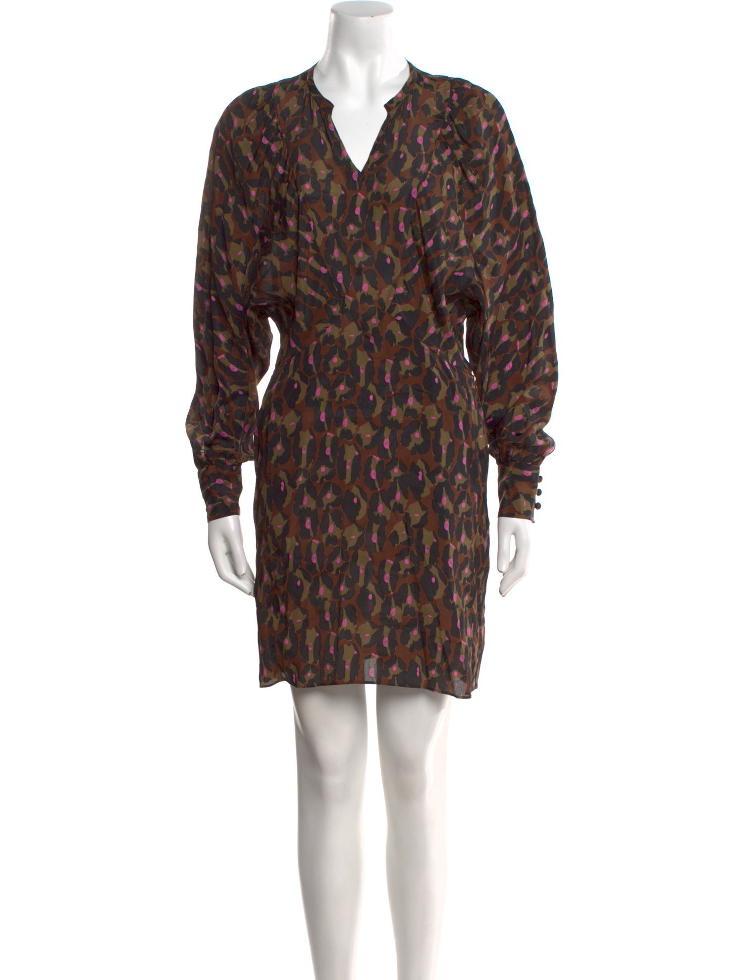 Diane von Furstenberg Printed Mini Dress w/ Tags