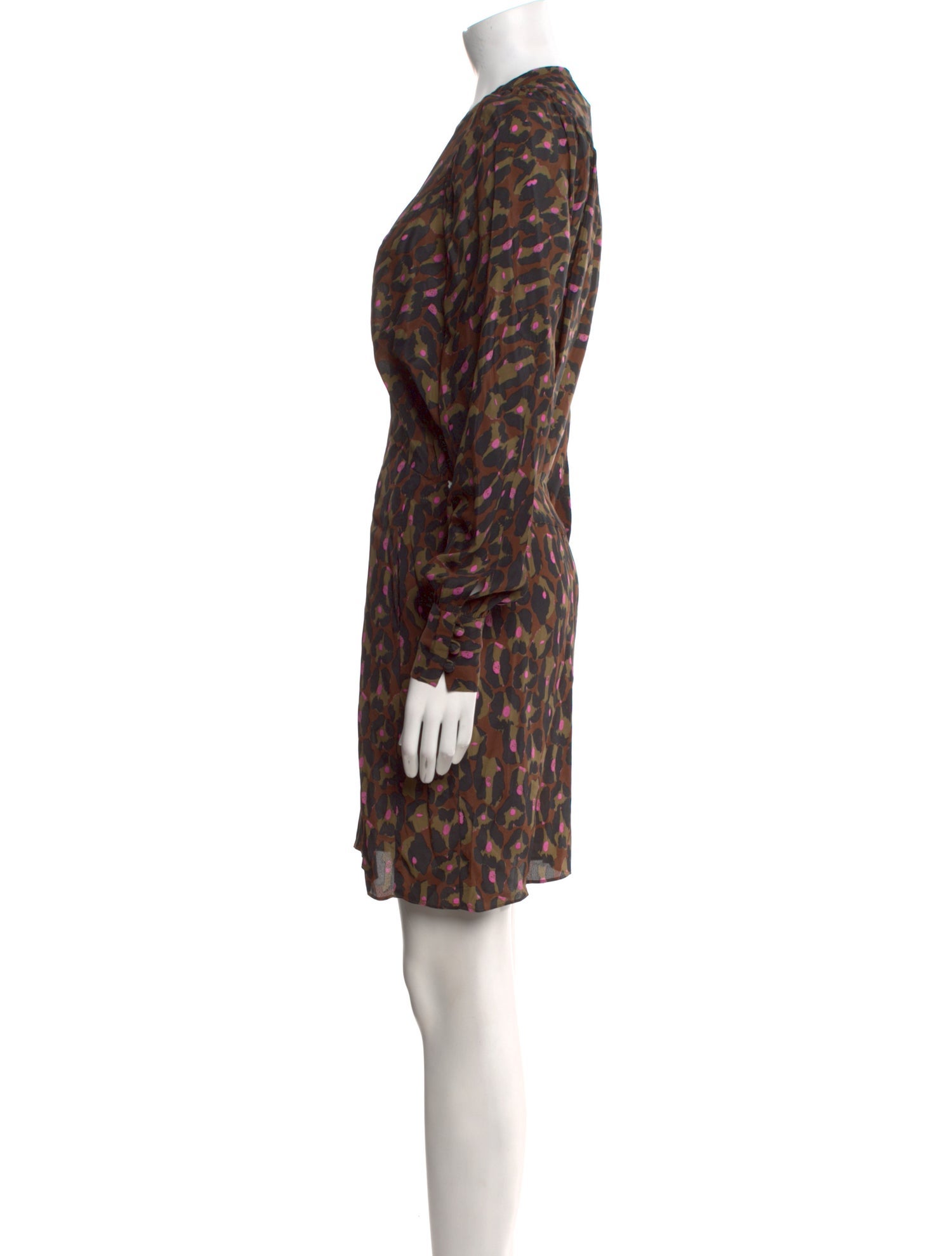 Diane von Furstenberg Printed Mini Dress w/ Tags
