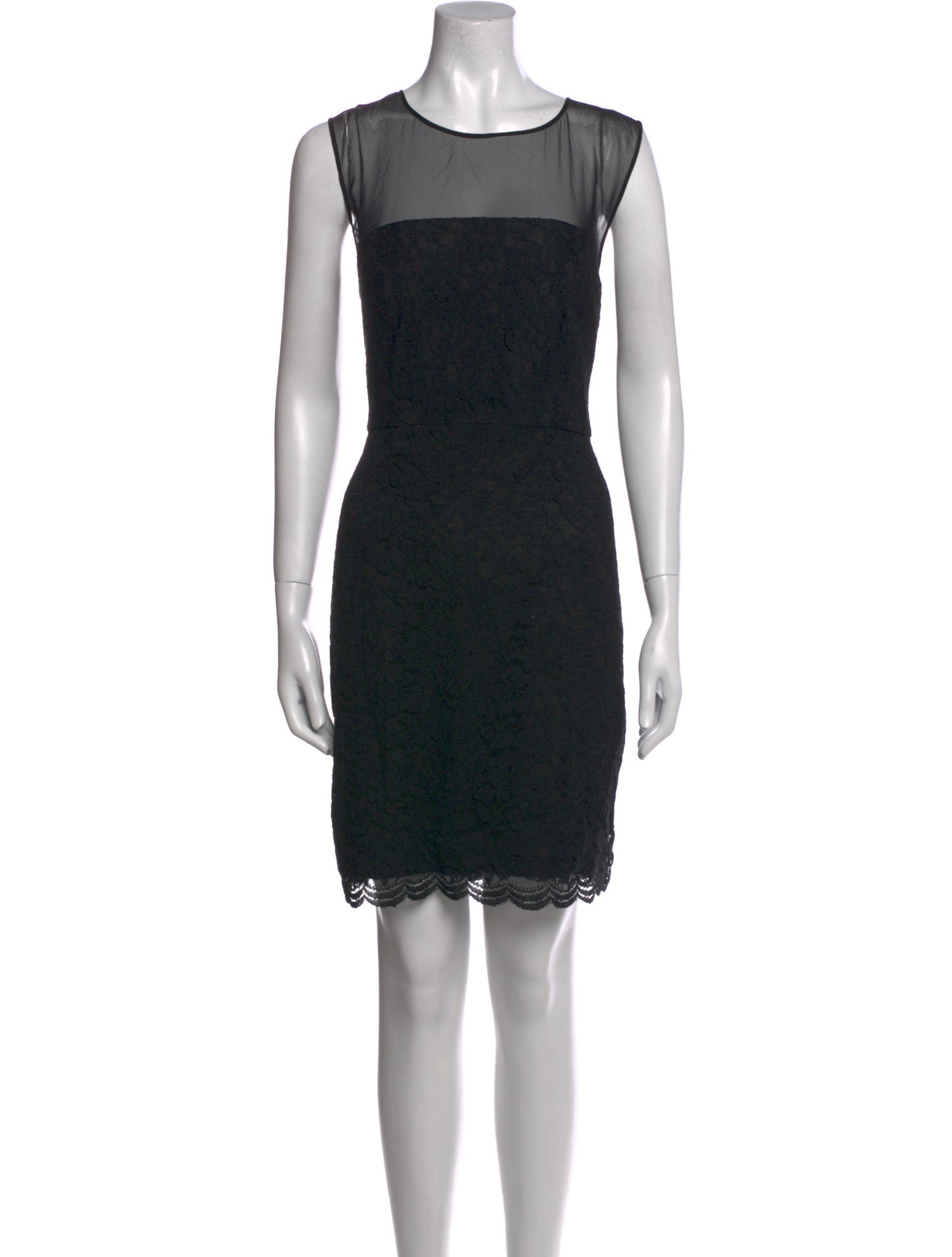 Diane von Furstenberg Crew Neck Mini Dress