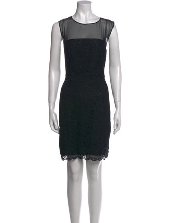 Diane von Furstenberg Crew Neck Mini Dress