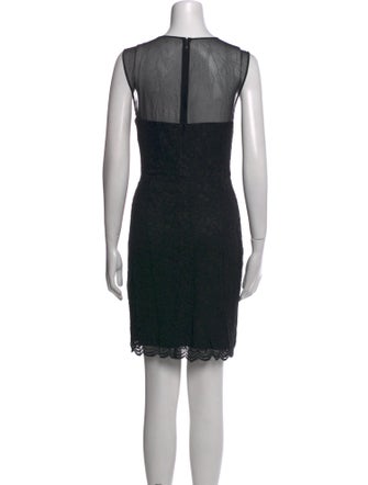 Diane von Furstenberg Crew Neck Mini Dress