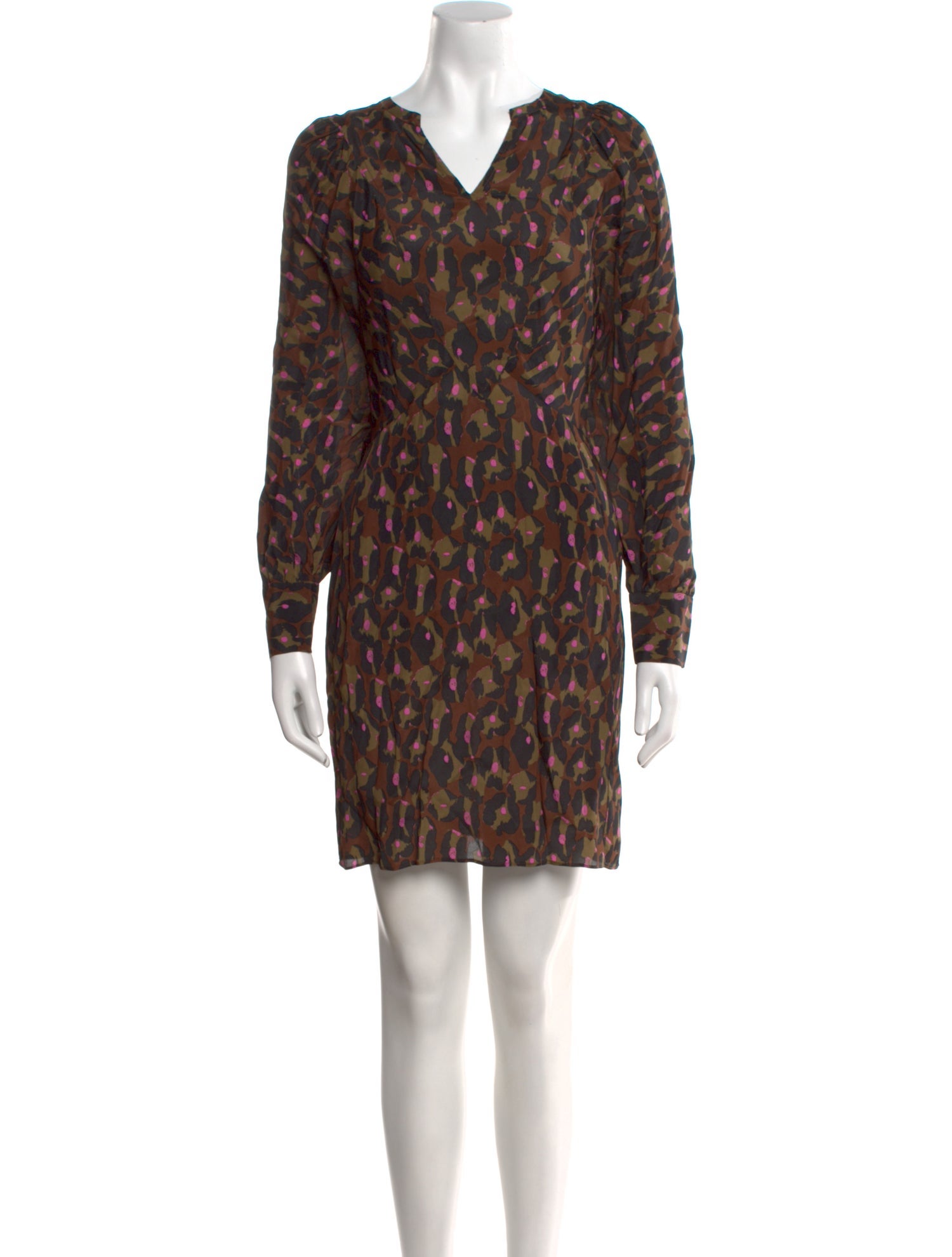 Diane von Furstenberg Printed Mini Dress w/ Tags