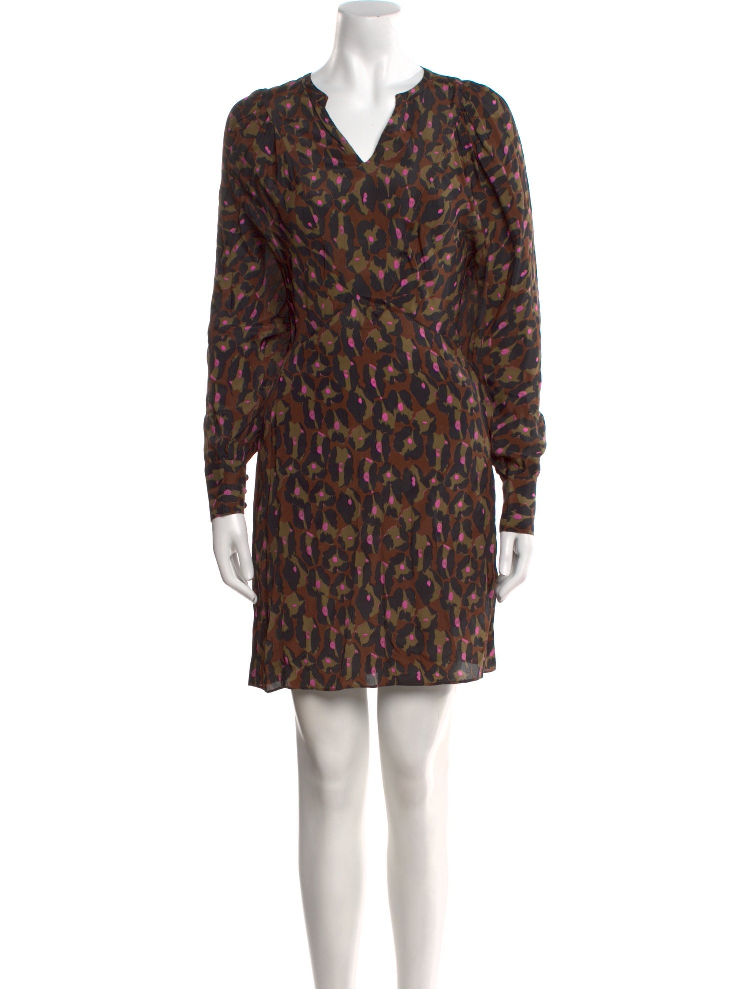 Diane von Furstenberg Printed Mini Dress w/ Tags