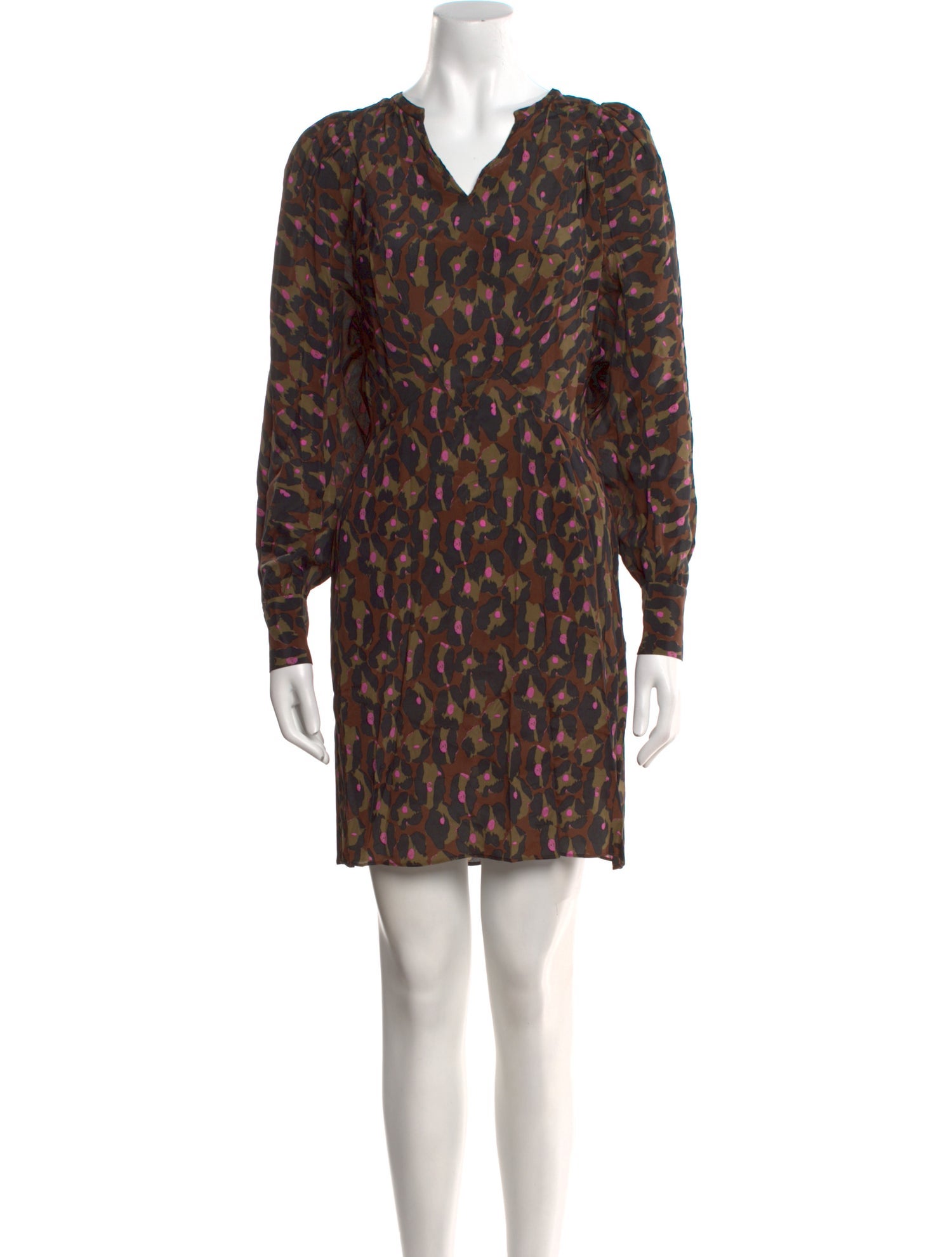 Diane von Furstenberg Printed Mini Dress w/ Tags