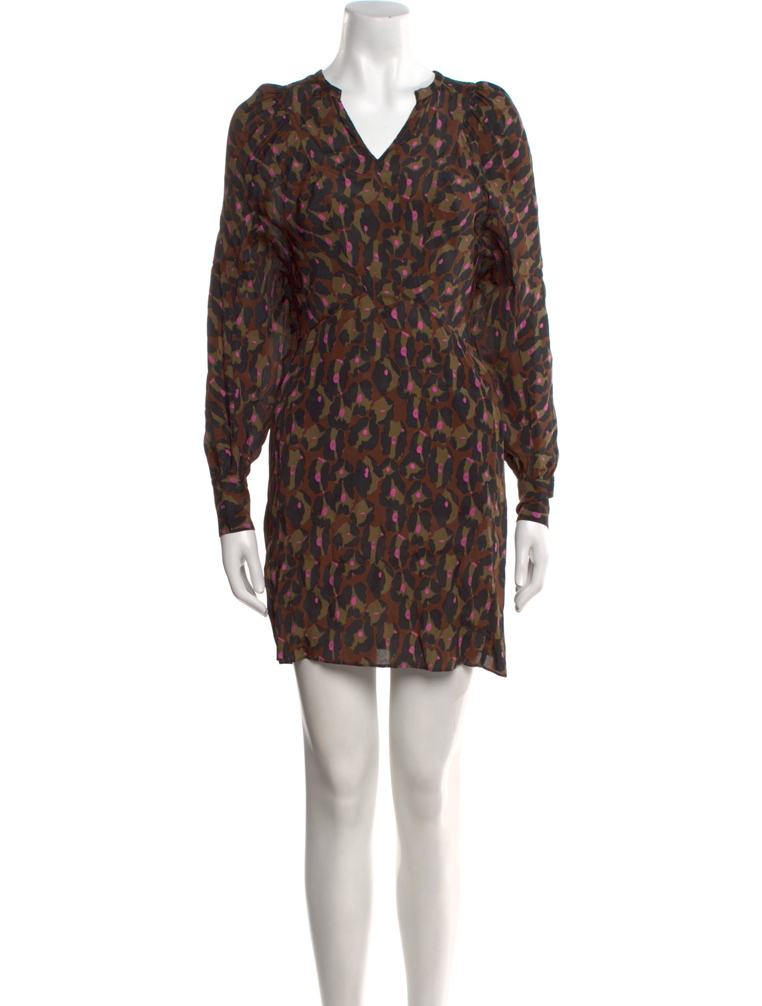 Diane von Furstenberg Printed Mini Dress w/ Tags