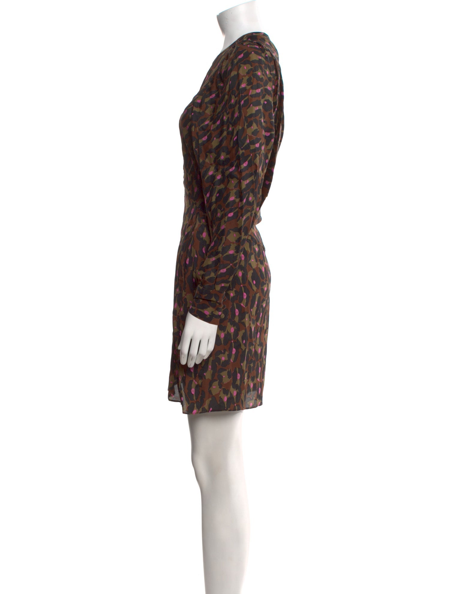 Diane von Furstenberg Printed Mini Dress w/ Tags