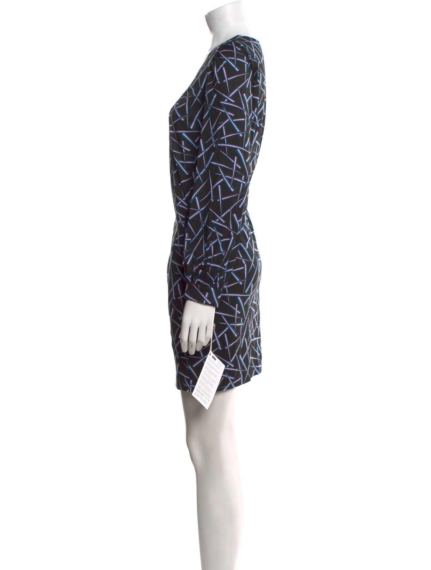 Diane von Furstenberg Printed Mini Dress w/ Tags