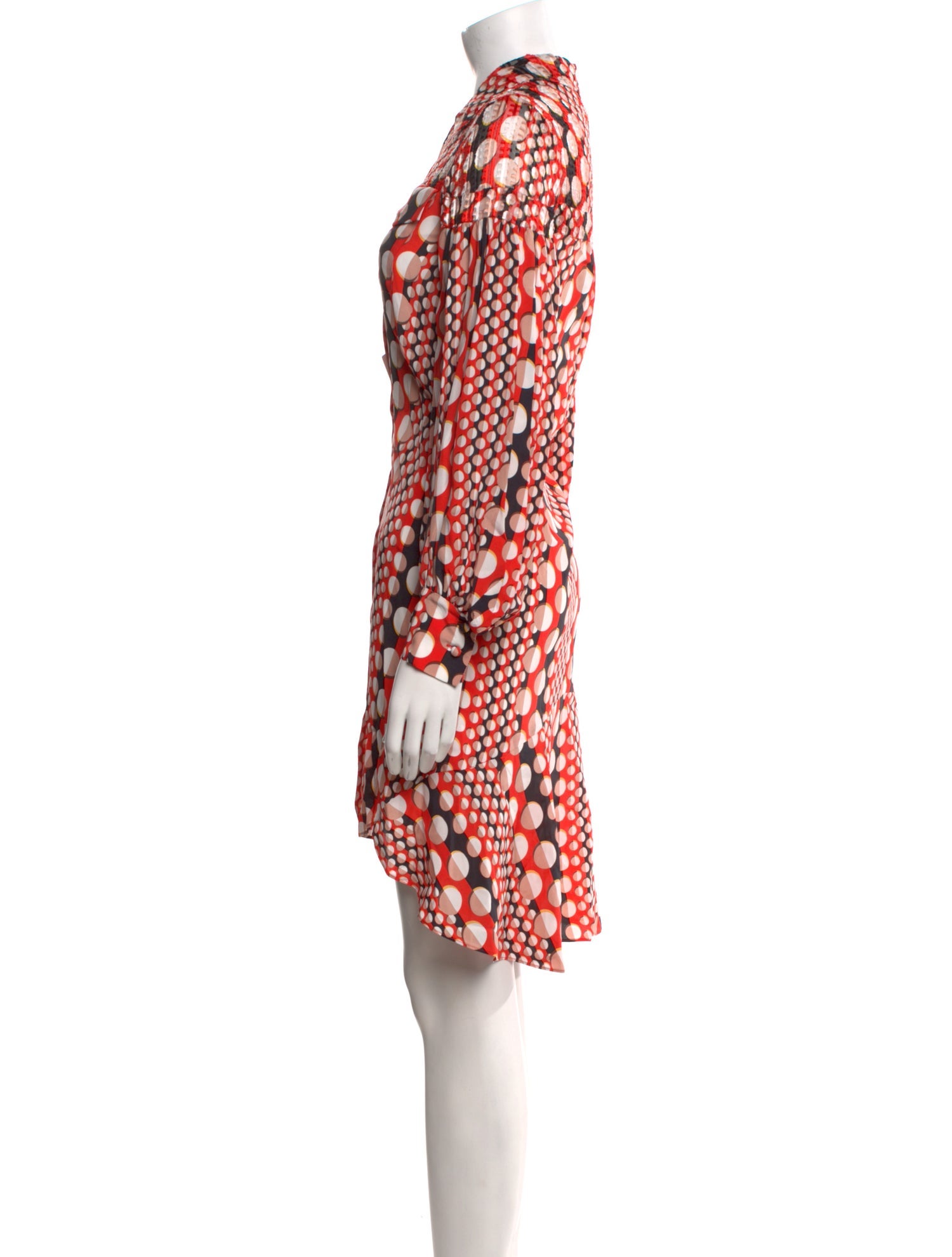 Diane von Furstenberg Printed Knee-Length Dress