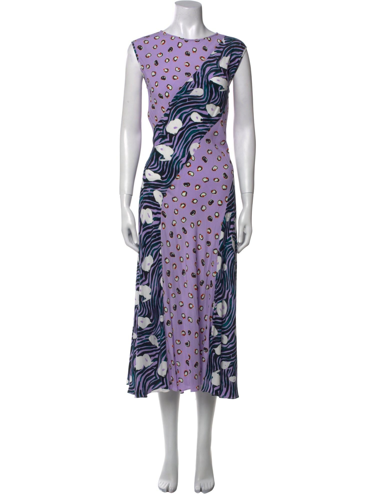 Diane von Furstenberg Printed Long Dress