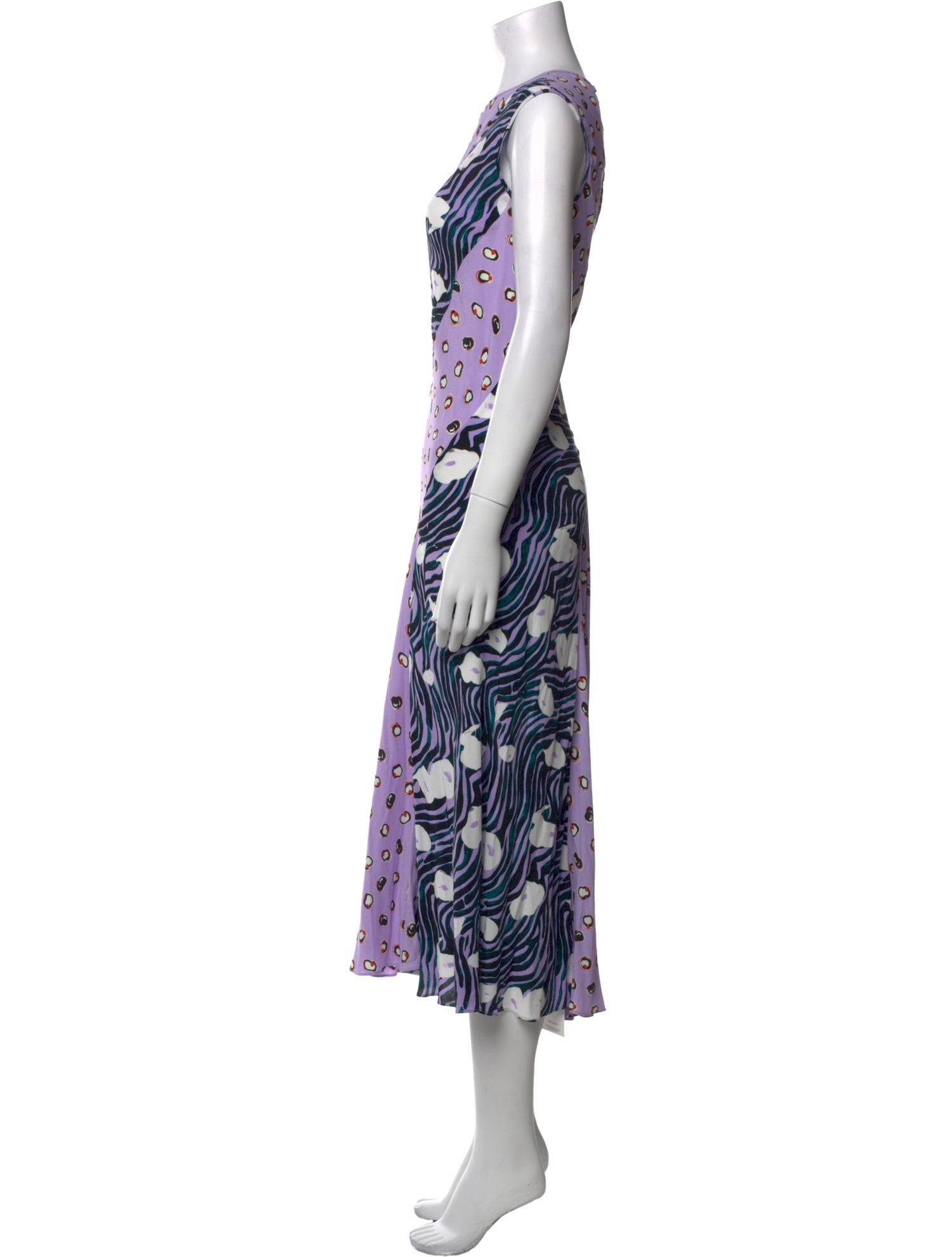 Diane von Furstenberg Printed Long Dress