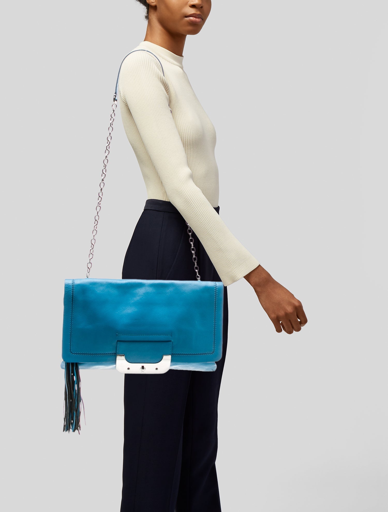 Diane von Furstenberg Leather Shoulder Bag