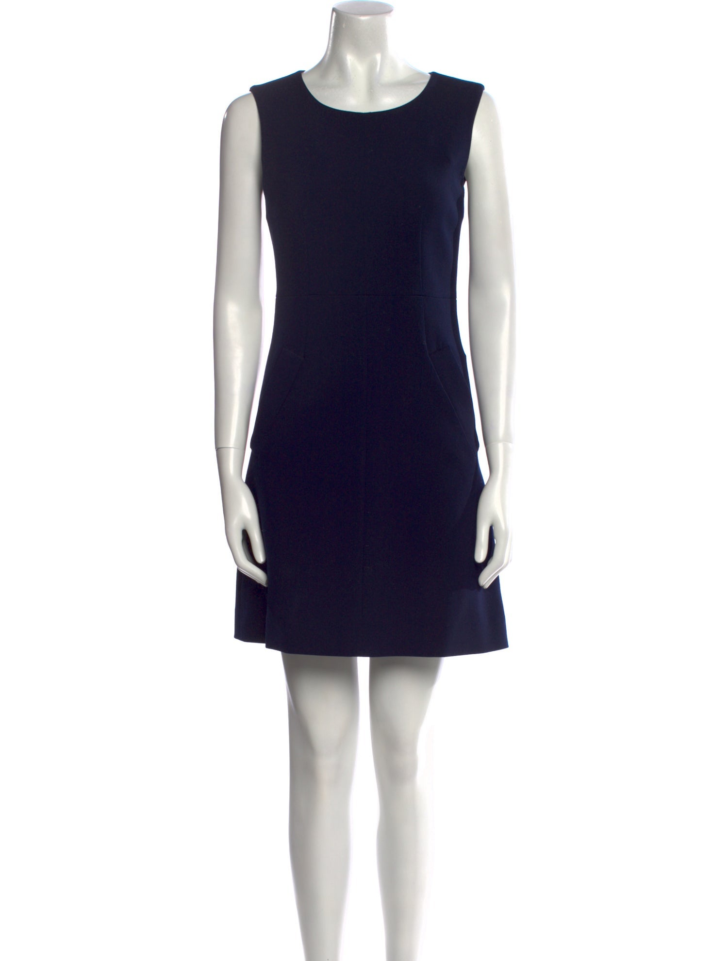 Diane von Furstenberg Scoop Neck Mini Dress