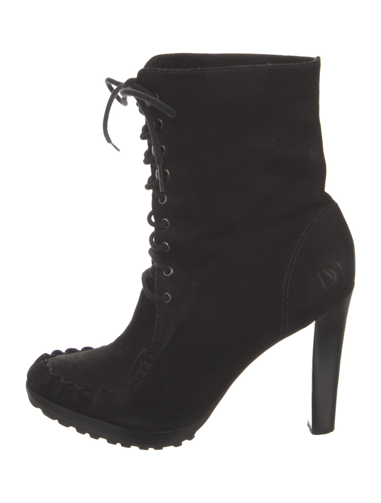 Diane von Furstenberg Suede Lace-Up Boots