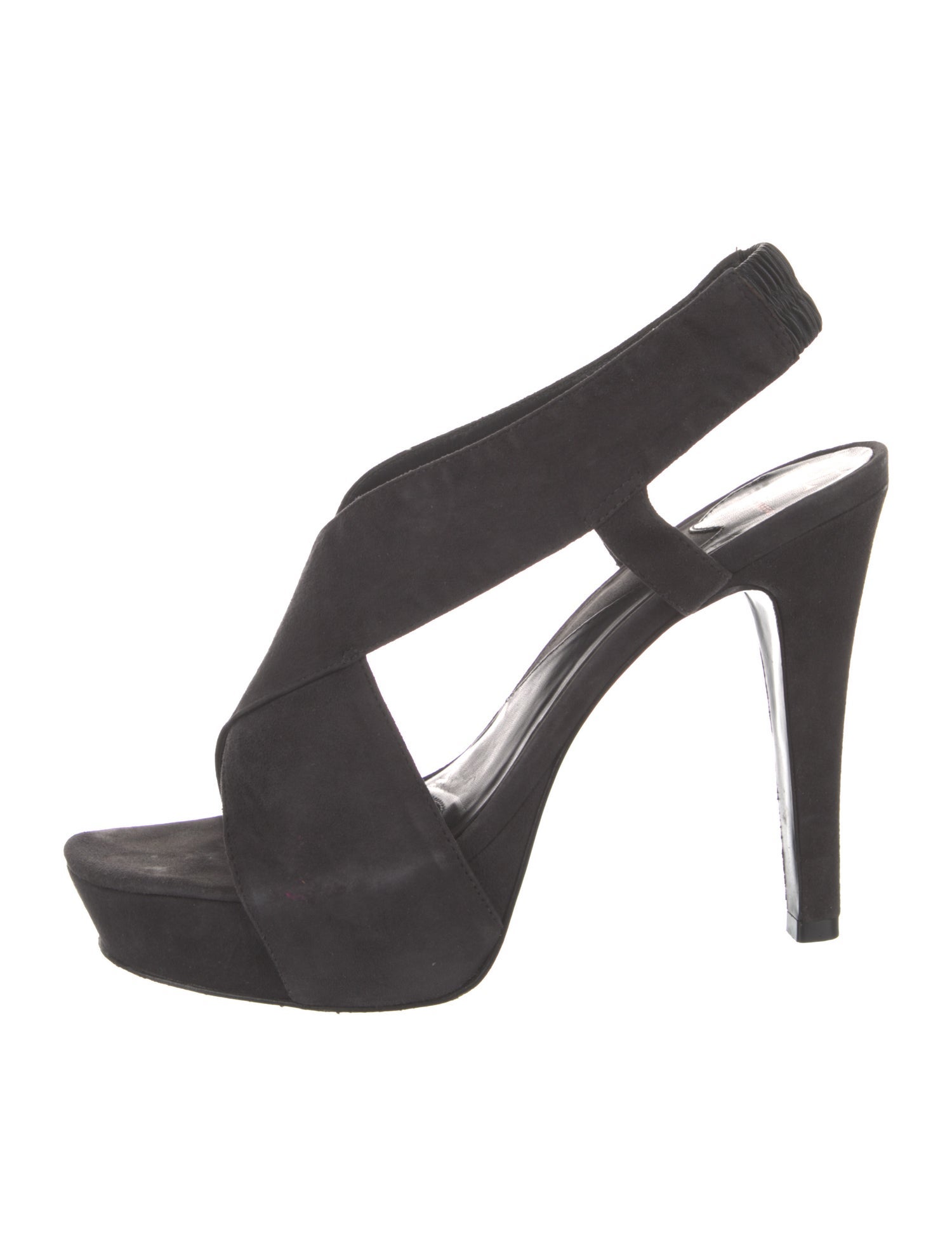 Diane von Furstenberg Suede Slingback Sandals