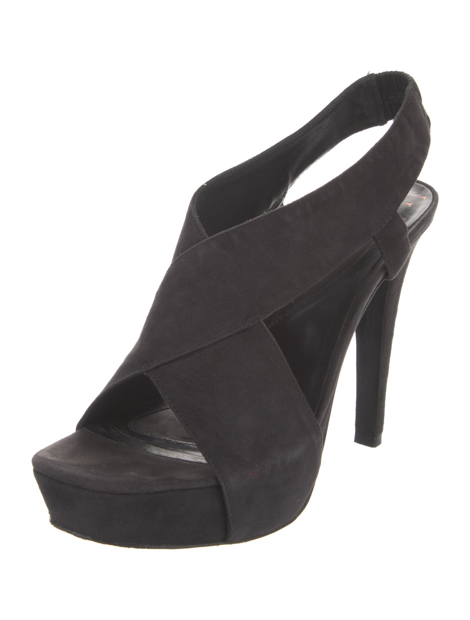 Diane von Furstenberg Suede Slingback Sandals