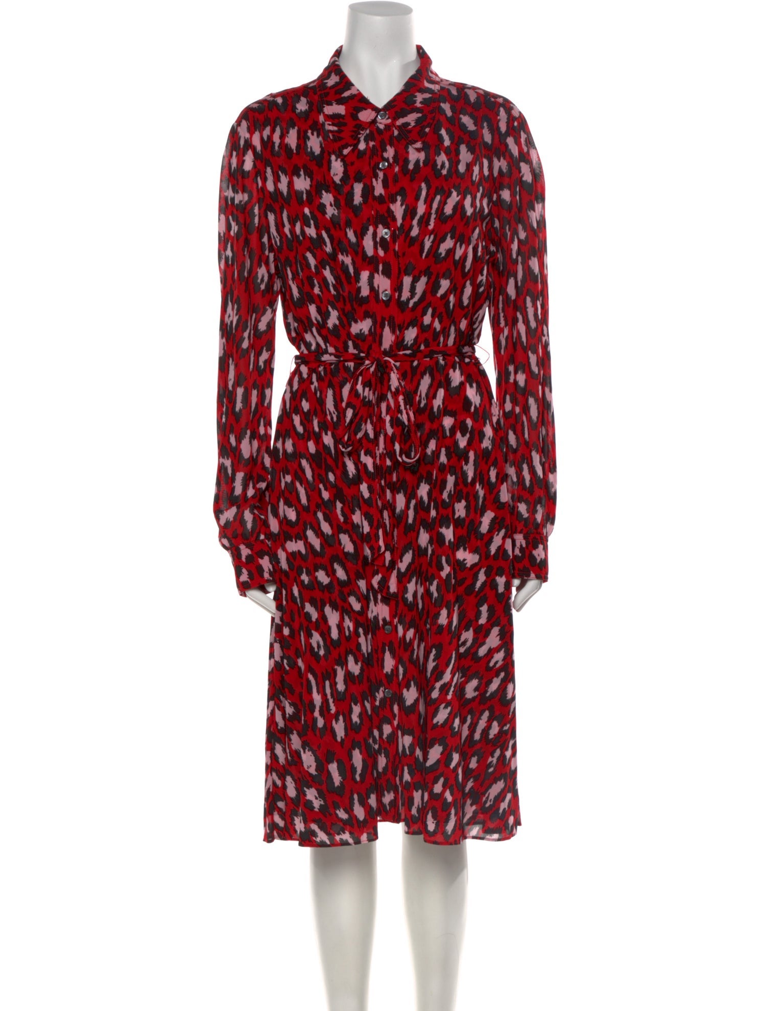 Diane von Furstenberg Printed Knee-Length Dress
