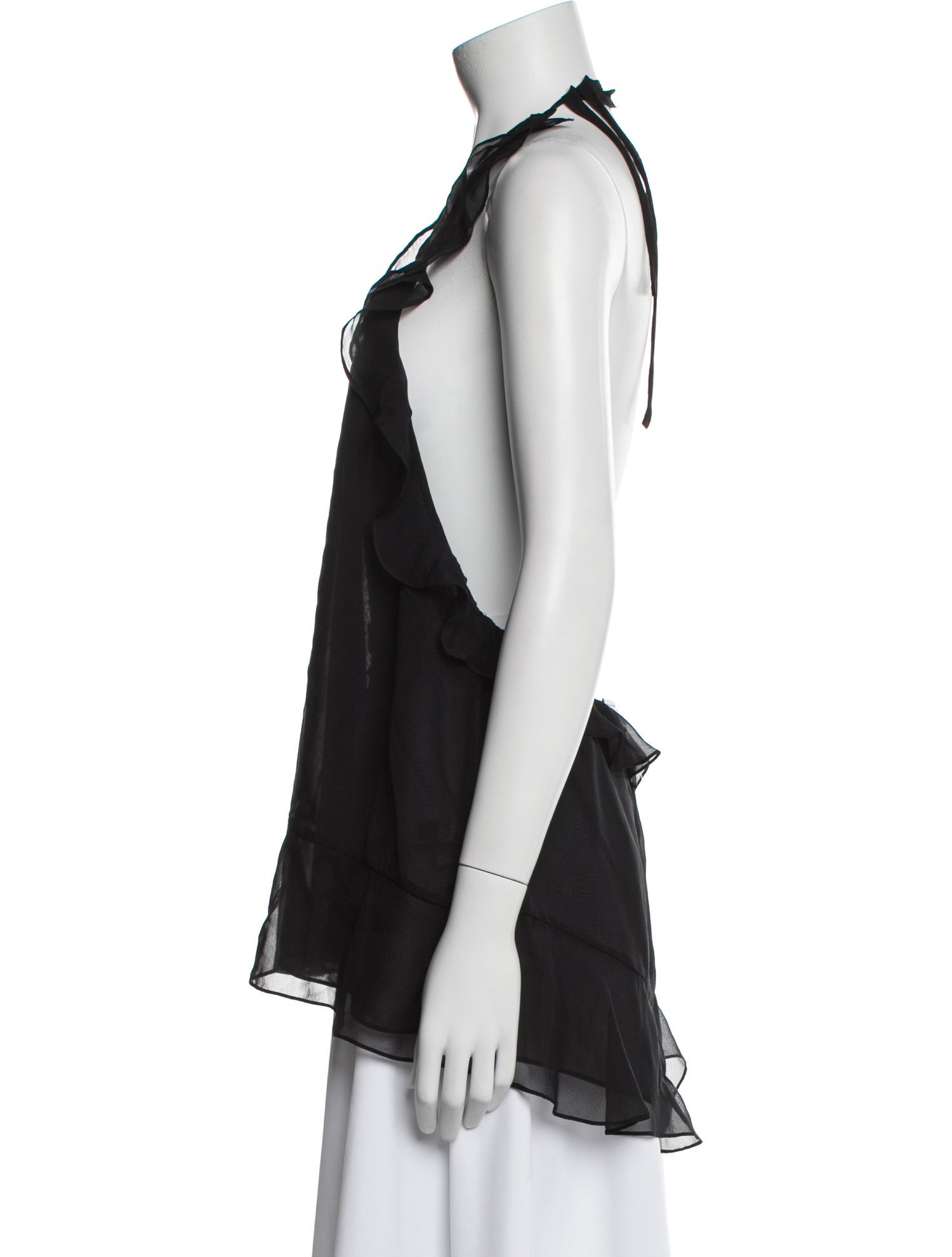 Diane von Furstenberg Silk Scoop Neck Top