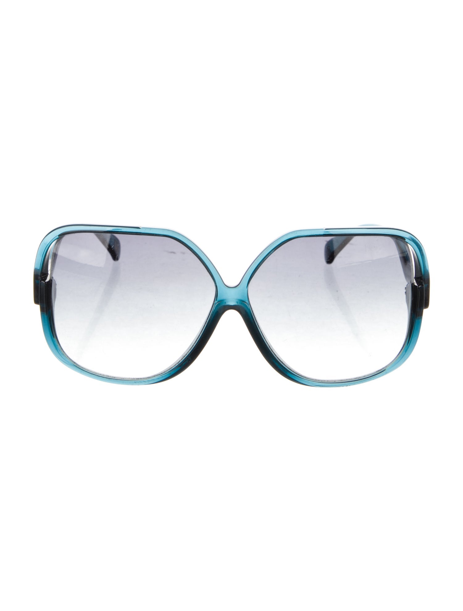 Diane von Furstenberg Oversize Gradient Sunglasses