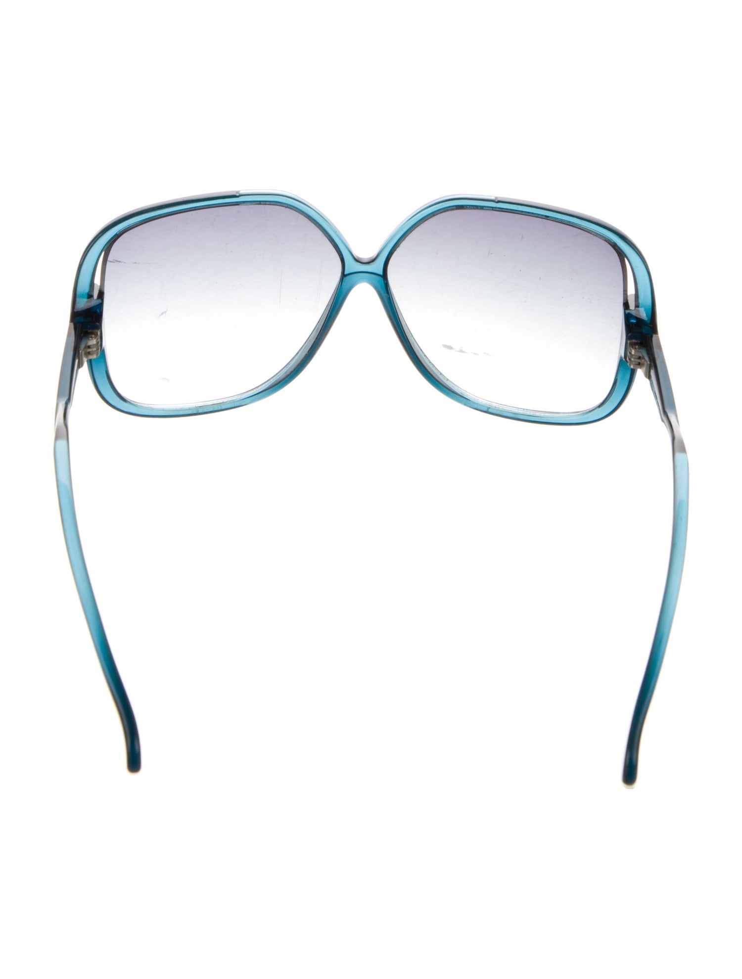 Diane von Furstenberg Oversize Gradient Sunglasses