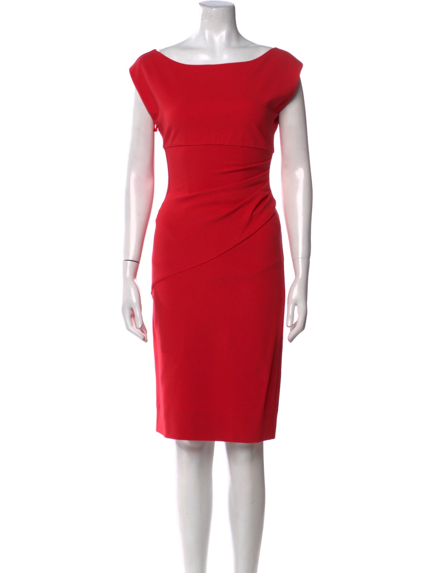 Diane von Furstenberg Bateau Neckline Knee-Length Dress