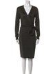 Diane von Furstenberg V-Neck Knee-Length Dress