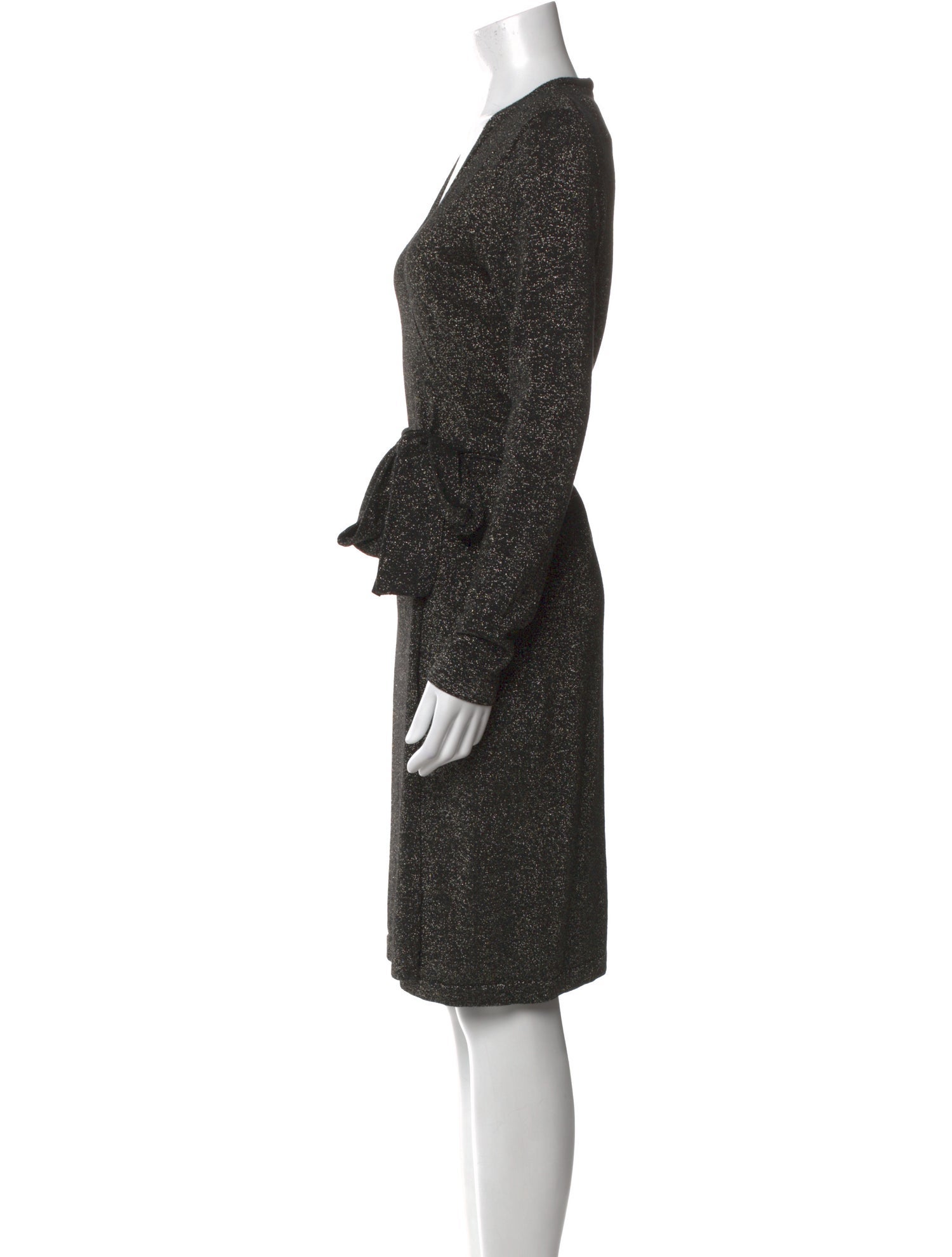 Diane von Furstenberg V-Neck Knee-Length Dress