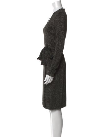 Diane von Furstenberg V-Neck Knee-Length Dress