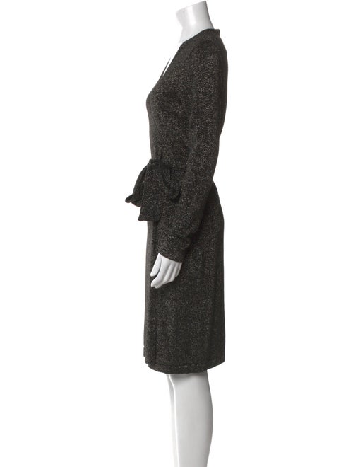 Diane von Furstenberg V-Neck Knee-Length Dress