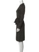 Diane von Furstenberg V-Neck Knee-Length Dress