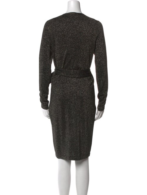 Diane von Furstenberg V-Neck Knee-Length Dress