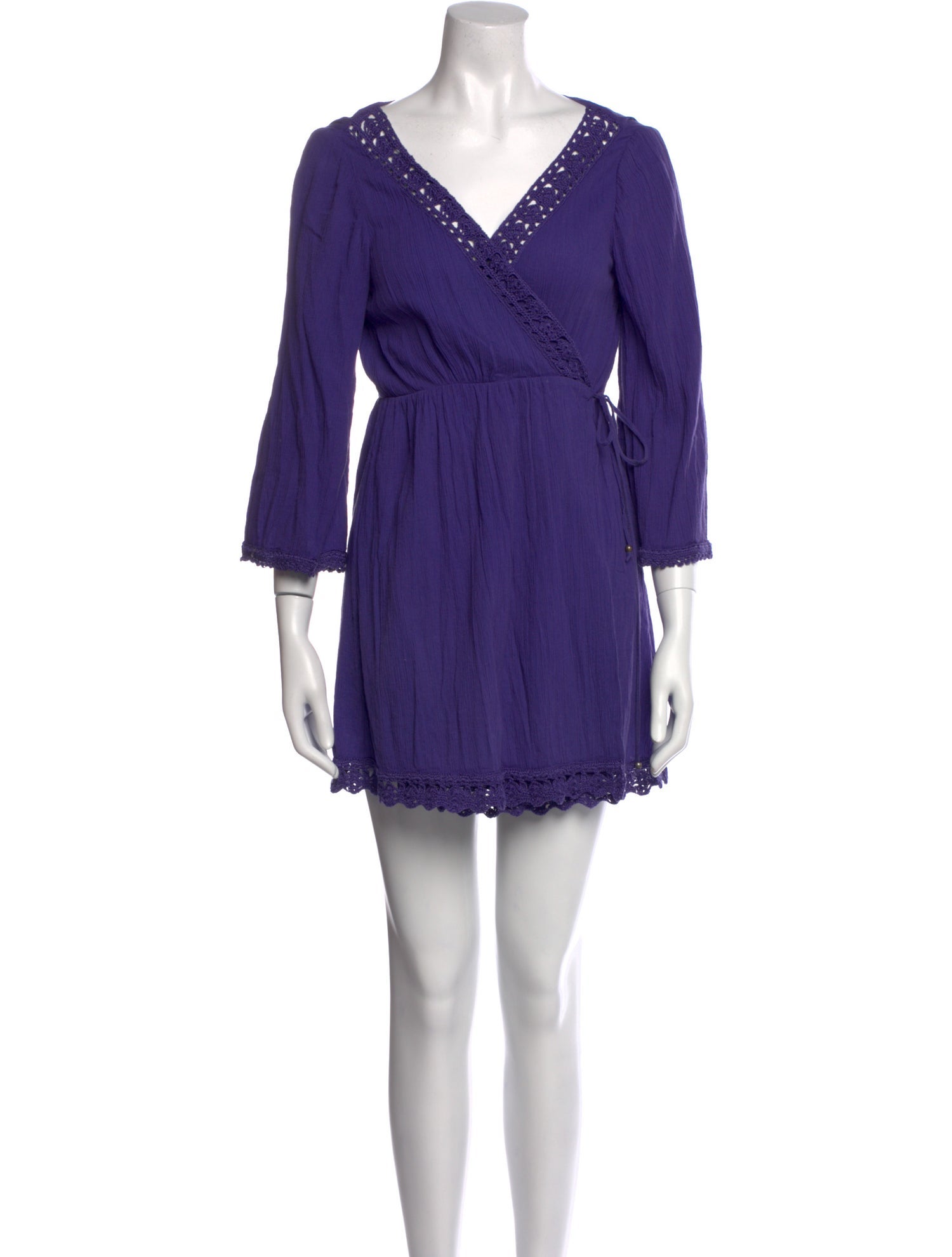 Diane von Furstenberg V-Neck Mini Dress