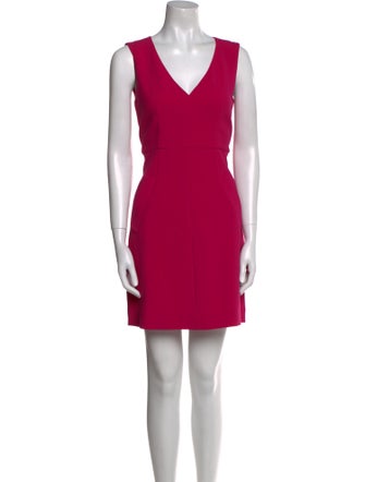 Diane von Furstenberg V-Neck Mini Dress