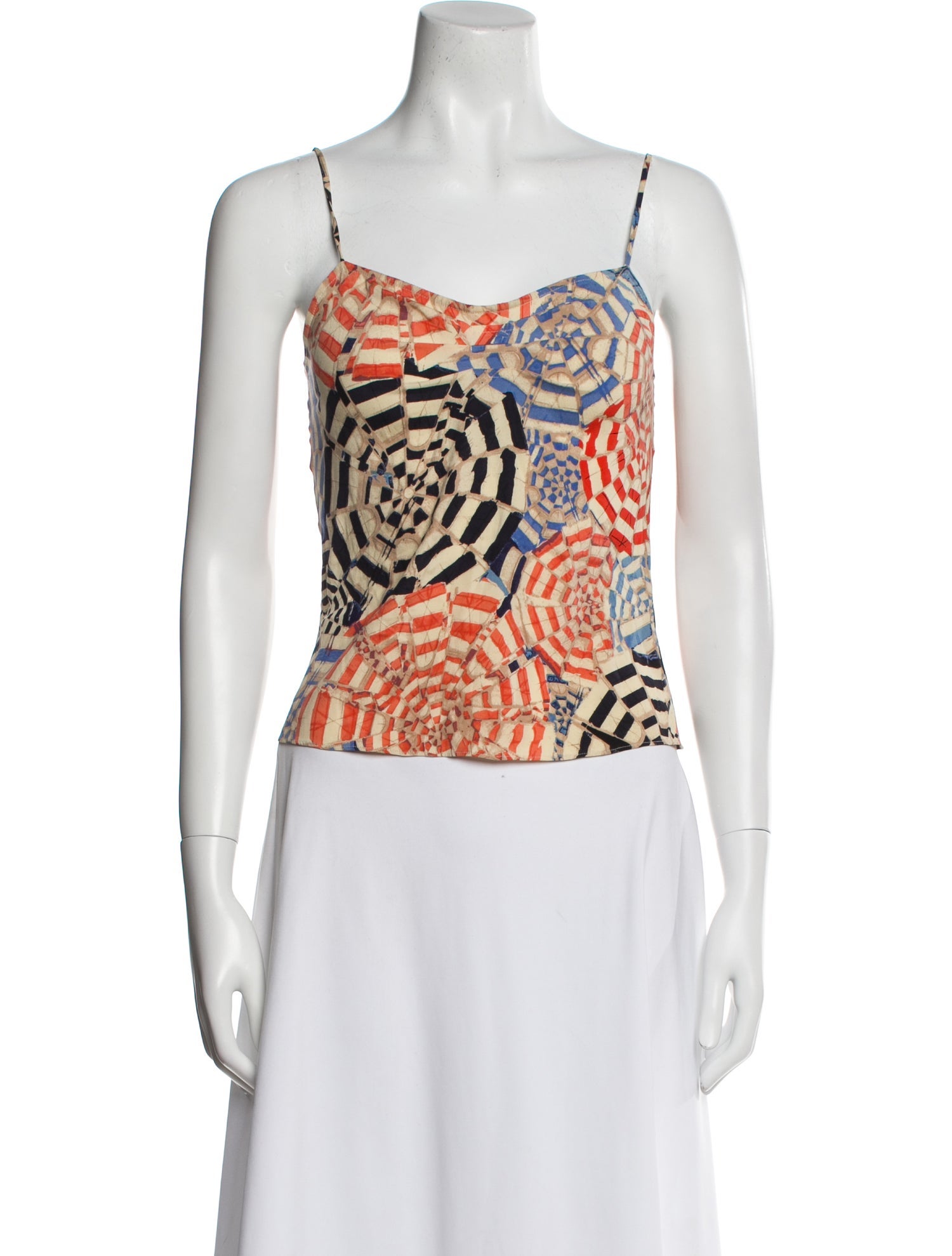 Diane von Furstenberg Silk Animal Print Top